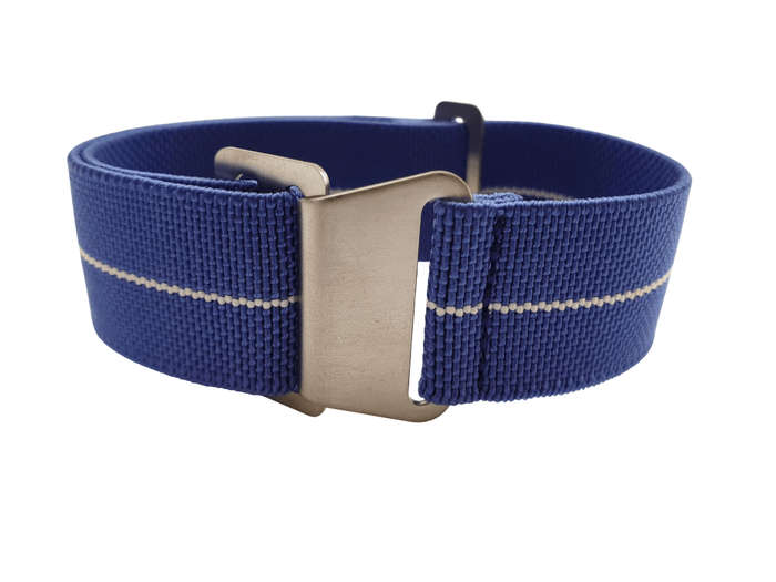 20mm Paratrooper Watch Strap Blue/White
