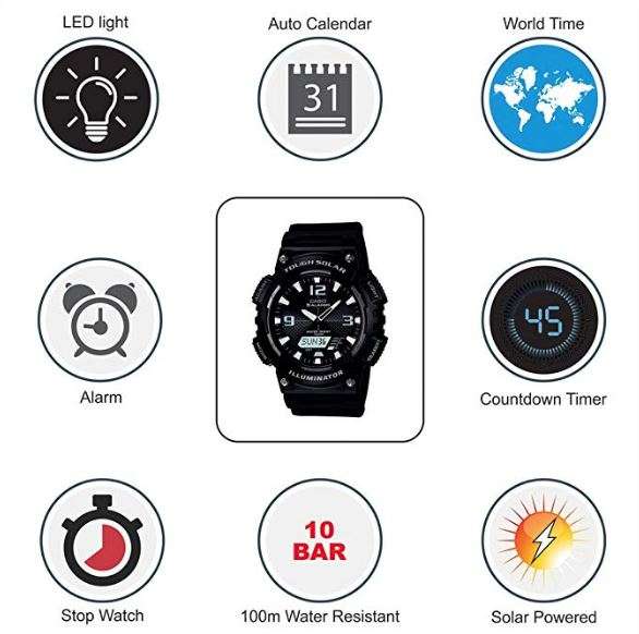 Casio Tough Solar AQ-S810W-3AVDF