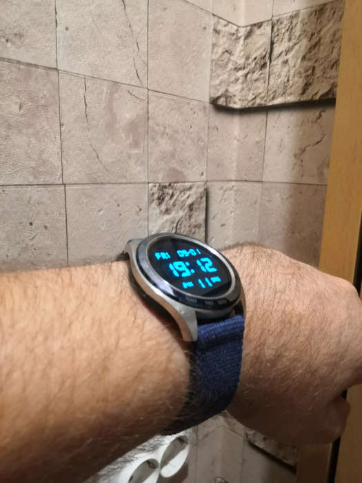 22mm Canvas Watch Strap Navy Blue