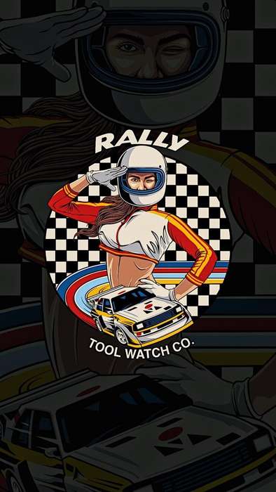 Tool Watch Co. Rally Chronograph (Red on Silver)