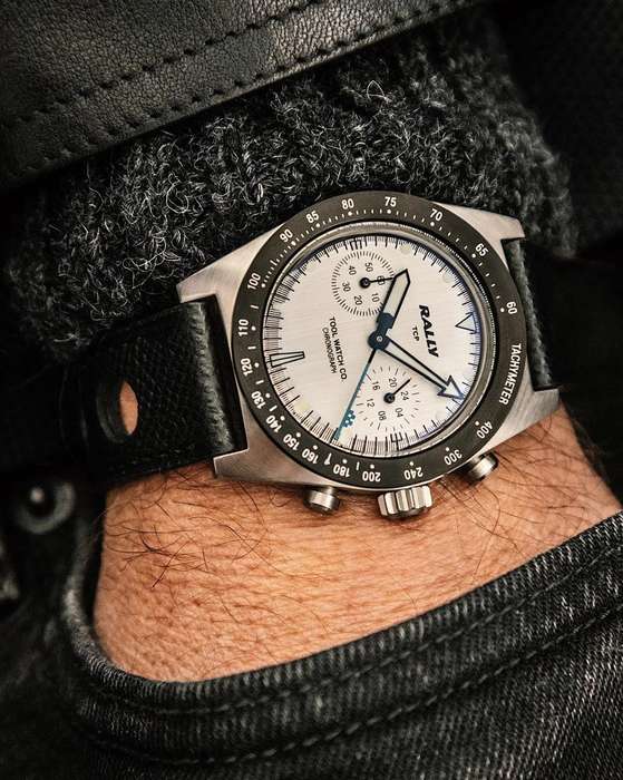 Tool Watch Co. Rally Chronograph (Blue on Silver)