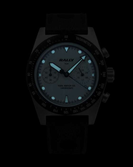 Tool Watch Co. Rally Chronograph (Blue on Silver)