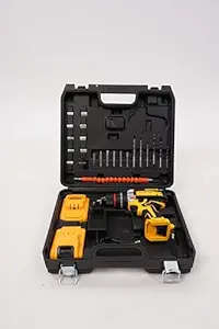 Cordless Drill Driver, 21V Li-ion Battery, 0.8-10mm Keyless Chuck, LED Light, Variable Speed, TPR G