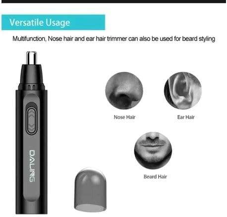 DALING Men's Rechargeable Nose And Ear Hair Trimmer - DL-7106