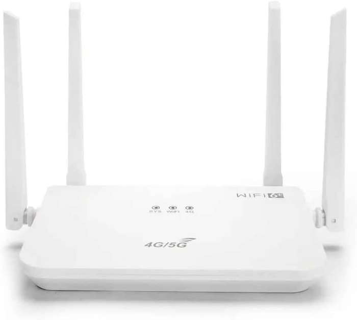 WiFi 6+ Router, 4G/5G Global Band, 300Mbps, High-Speed Internet