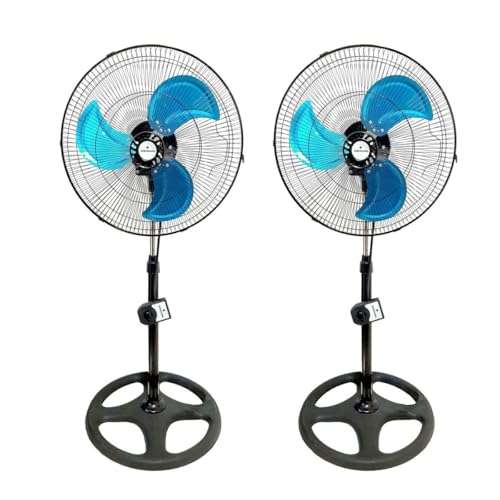 2 x Digimark Electric Fan 18" Metal Pedestal Fan (55W)
