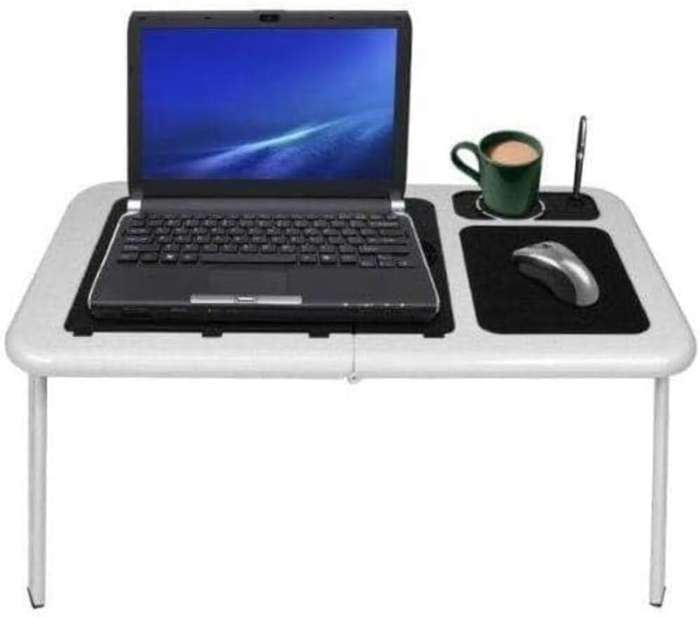 E-TABLE PORTABLE LAPTOP DESK WITH COOLER FAN