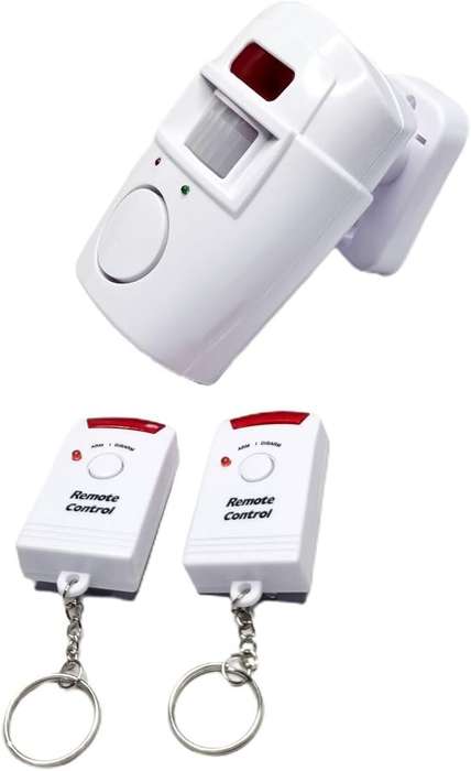 WER INFRARED WIRELESS MOTION DETECTION ALARM FOR HOME SAFETY AND STORAGE CENTER - SET OF 2