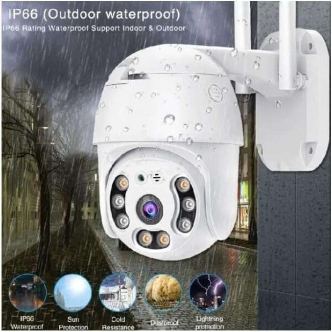 SMART WIFI CAMERA WITH 1080P FULL COLOR AND IP66 PROTECTION RATING