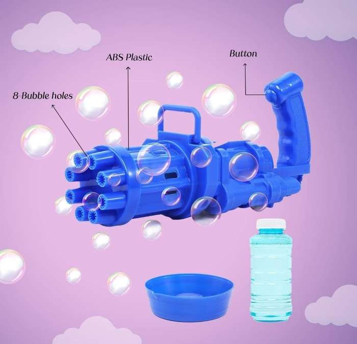 Electric Gatling Bubble Machine