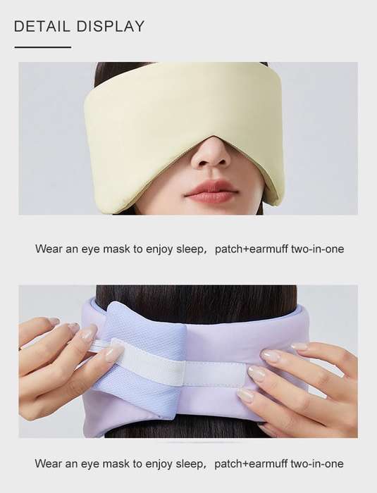 Sleeping Eye Mask, Cool Blackout Sleeping Eye Mask, Double-sided Sleeping Eye Mask