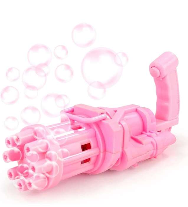 Electric Gatling Bubble Machine