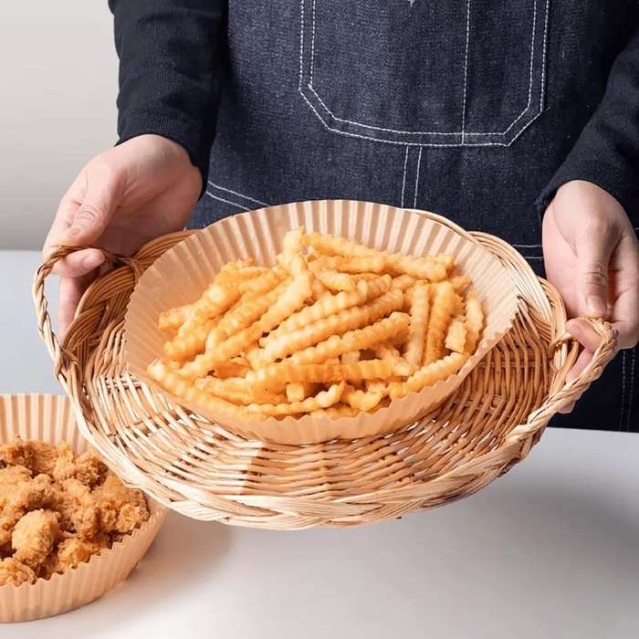 50 Pieces Air Fryer Paper Sheets for Air Fryer Non Stick for Oven, Air Fryer, Baki