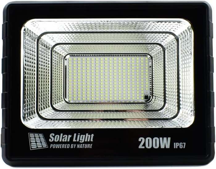 200W Outdoor Solar Flood Light with Remote Control - 200-H