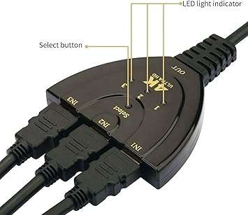SE-L280 3 Port HDMI Switch 3×1
