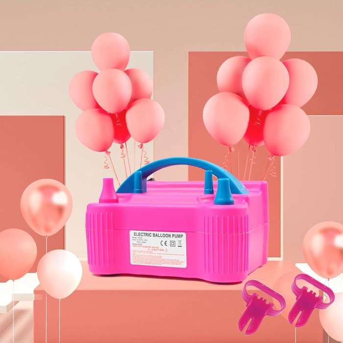 Portable Electric Balloon Pump With Dual High Power Nozzle (AC220-240V 600W)