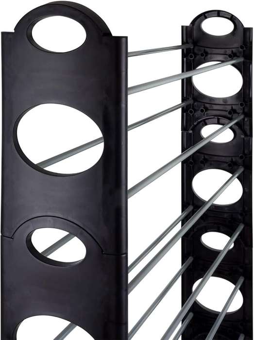 10 Tier Storage  Stand Shelf Pairs Trainers Compact Space