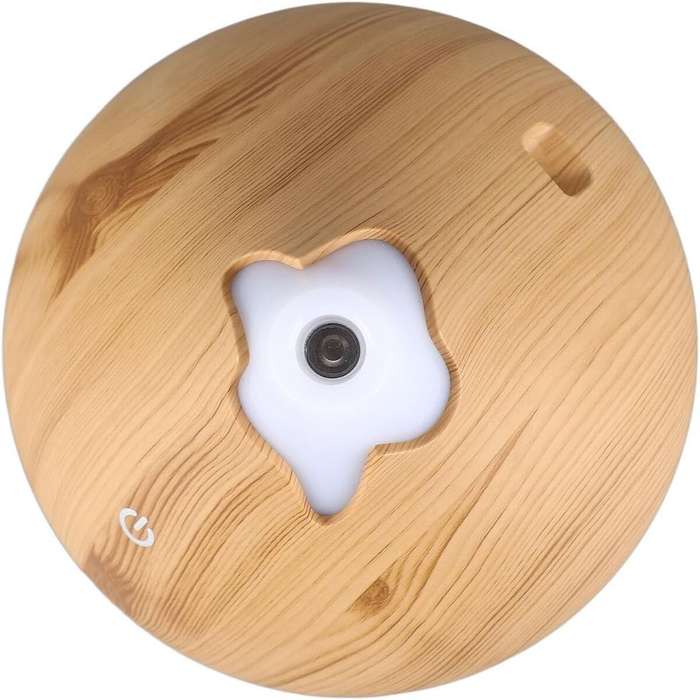 350ml Xiaoxushan LED humidifier - JSQ04 (LIGHT BROWN)
