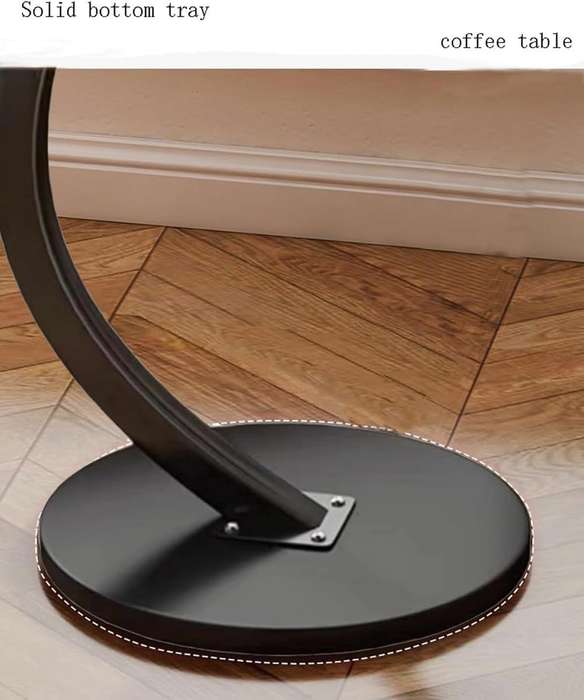 Coffee Table Round Small Side Table C Shape