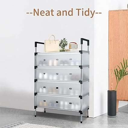 Shoe Rack Shoe Organizer, 5 Tier Shoe Storage Cabinet Shoe Shelves Organizer,Shoe Storage Organizer