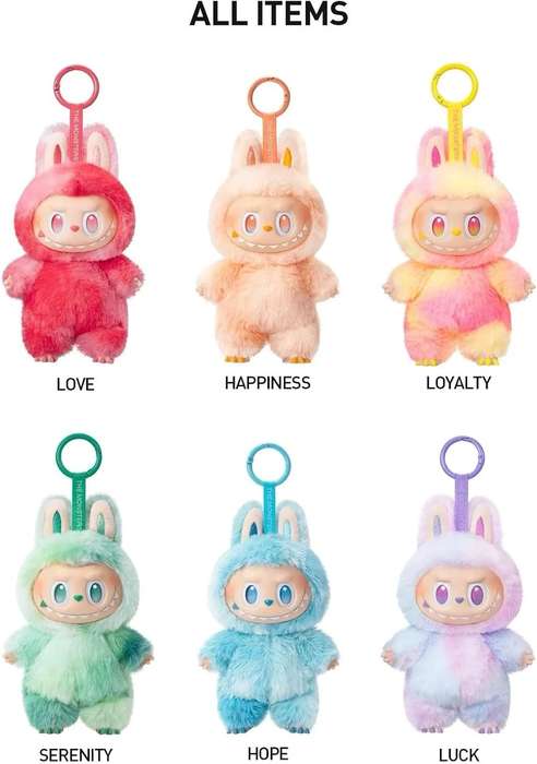 Big Into Energy Figurine Series Vinyl Blind Box Pendants - Random Set of 6 Labubu