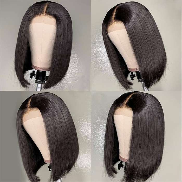 10" Glueless straight full frontal Brazilian wig Special