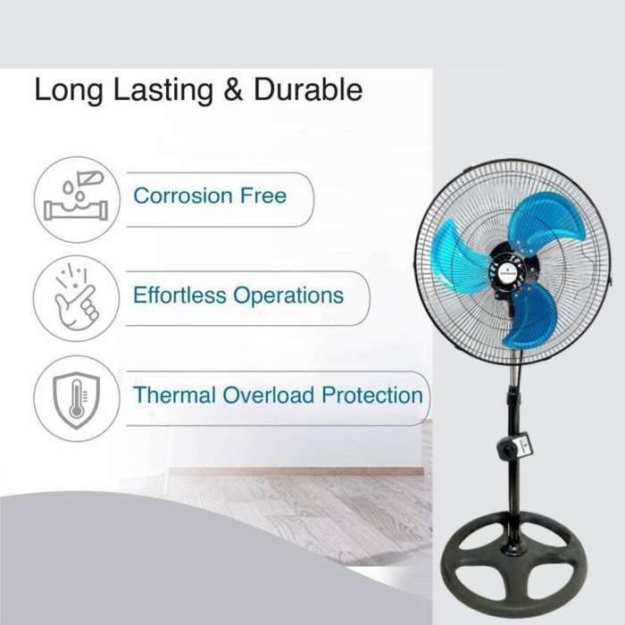 2 x Digimark Electric Fan 18" Metal Pedestal Fan (55W)