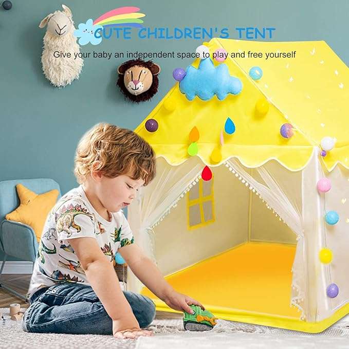 Fun Kids Indoor Outdoor Large Space Tent Playhouse