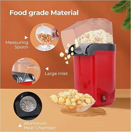 Electric Hot Air Popcorn Maker