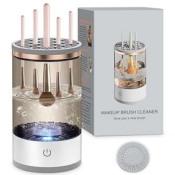 Cosmetic Brush Cleaner,Brushly Pro Makeup Brush Cleaner,Brushly Pro Electric Makeup Brush Cleaner Ma