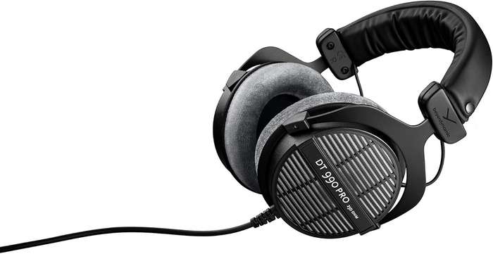 Beyerdynamic DT 990 Pro 250 ohm Over-Ear Studio Headphones For Mixing, Mastering,Editing Open Box