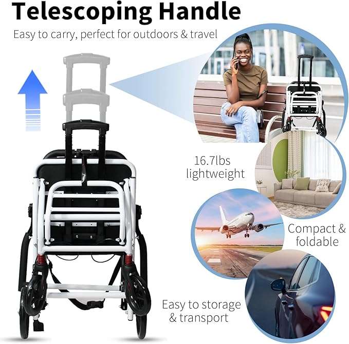 Lightweight Transport Wheelchair