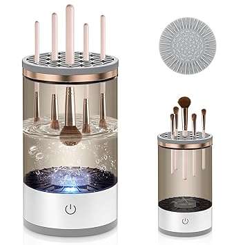 Cosmetic Brush Cleaner,Brushly Pro Makeup Brush Cleaner,Brushly Pro Electric Makeup Brush Cleaner Ma