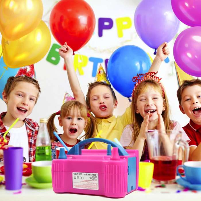 Portable Electric Balloon Pump With Dual High Power Nozzle (AC220-240V 600W)