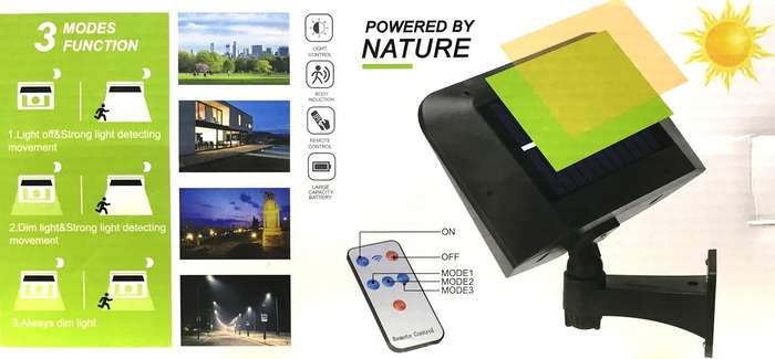 GD PLUS SOLAR FLOOD LIGHT - GD-2202