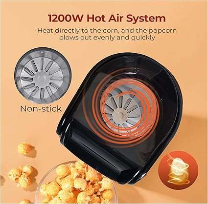 Electric Hot Air Popcorn Maker