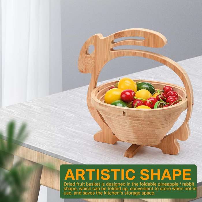 Bamboo fruit basket