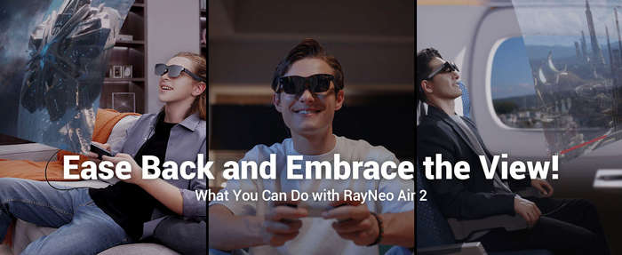 RayNeo Air 2 - Ultra-Light and Comfortable Fit