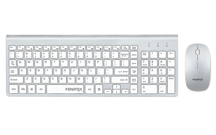 WIRELESS WATERPROOF KEYBOARD AND MOUSE BUNDLE