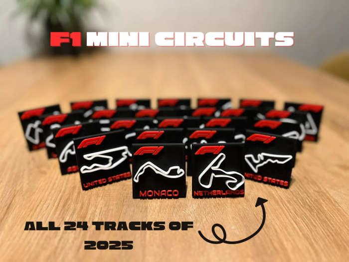 F1 mini circuits Collection