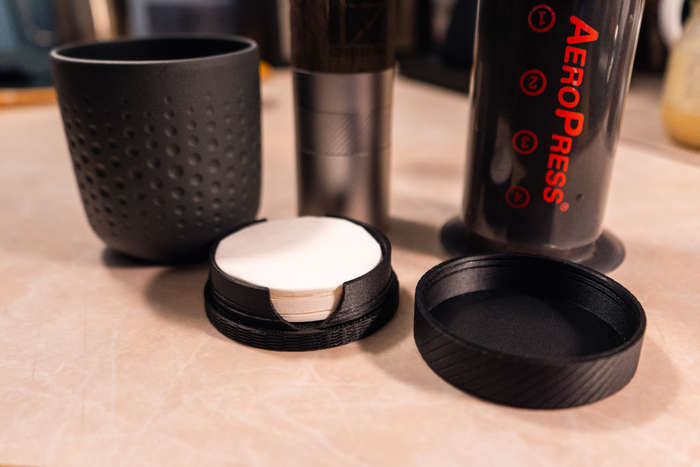 Aeropress Coffee Travel Filter Case