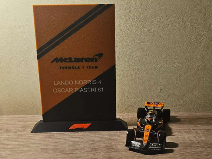3D Printed F1 Team Plates  All Teams Available | Formula 1 Decor for Fans