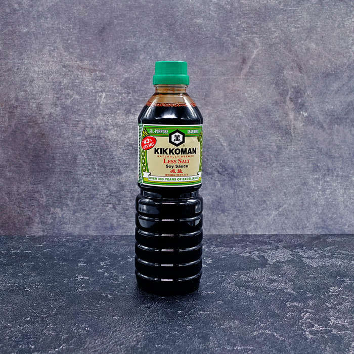 Kikkoman 43% Less Salt Soy Sauce 600ml
