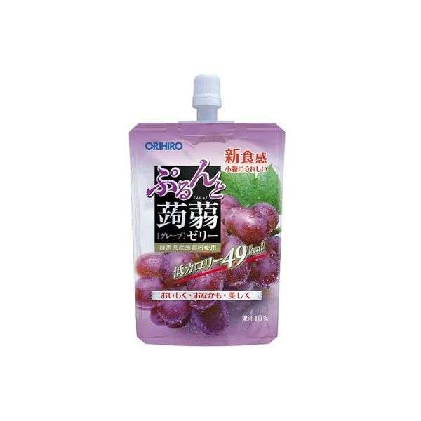 Orihiro Purunto Konjac Jelly Grape Pouch 130g
