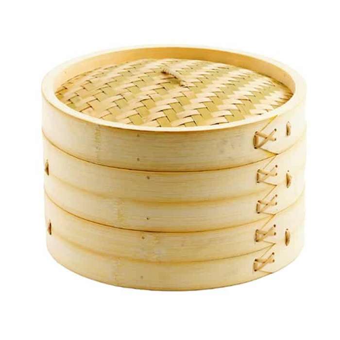 Multi-Tier Bamboo Steamer