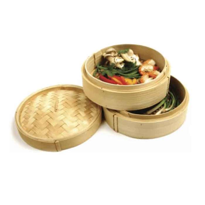Multi-Tier Bamboo Steamer