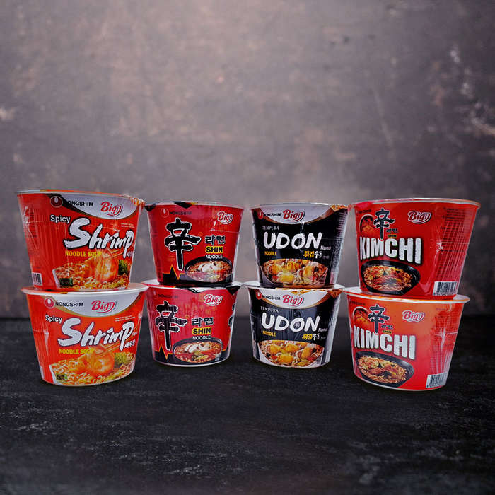 Nongshim Big Bowl 8 Pack Combo