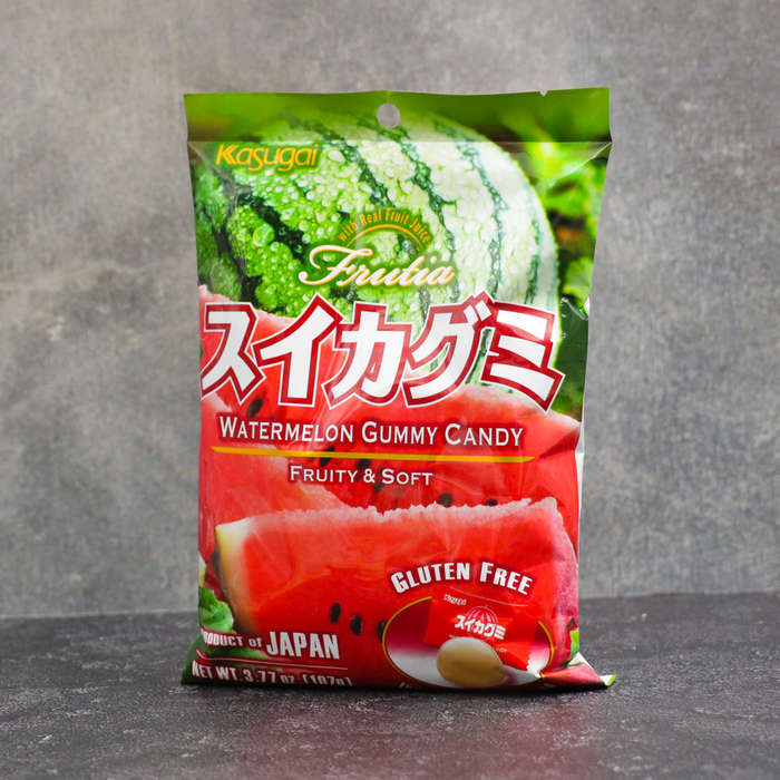 Kasugai Watermelon Gluten Free Gummy Candy 107g