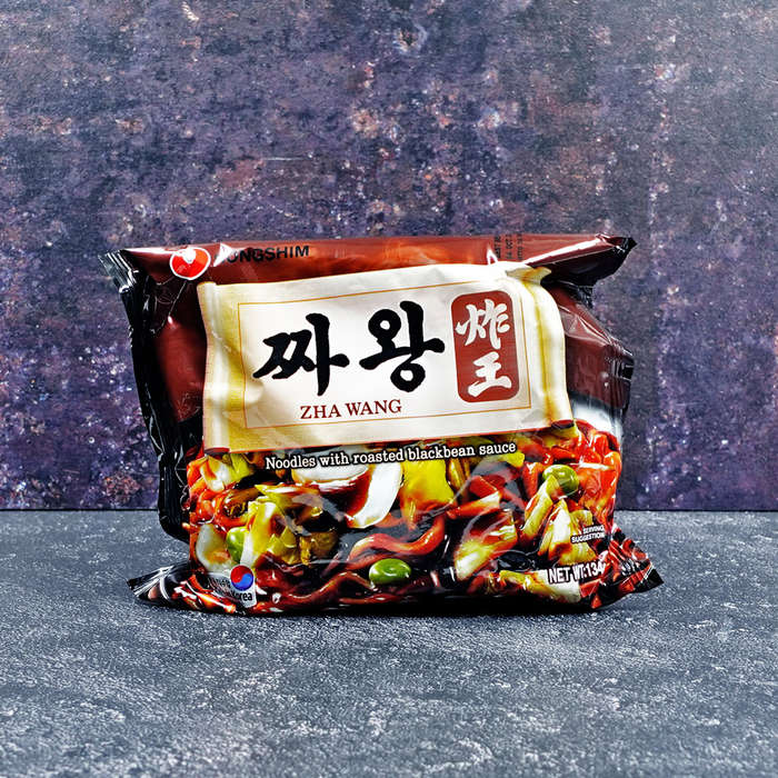 Nongshim Zha Wang Premium Black Bean Sauce Noodle Single Packet 134g