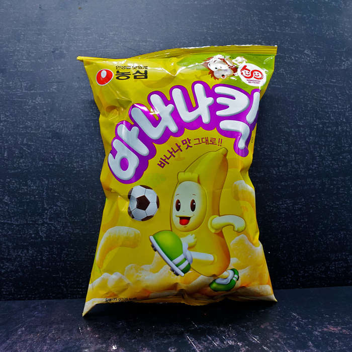 Nongshim Banana Kick Puffs 75g